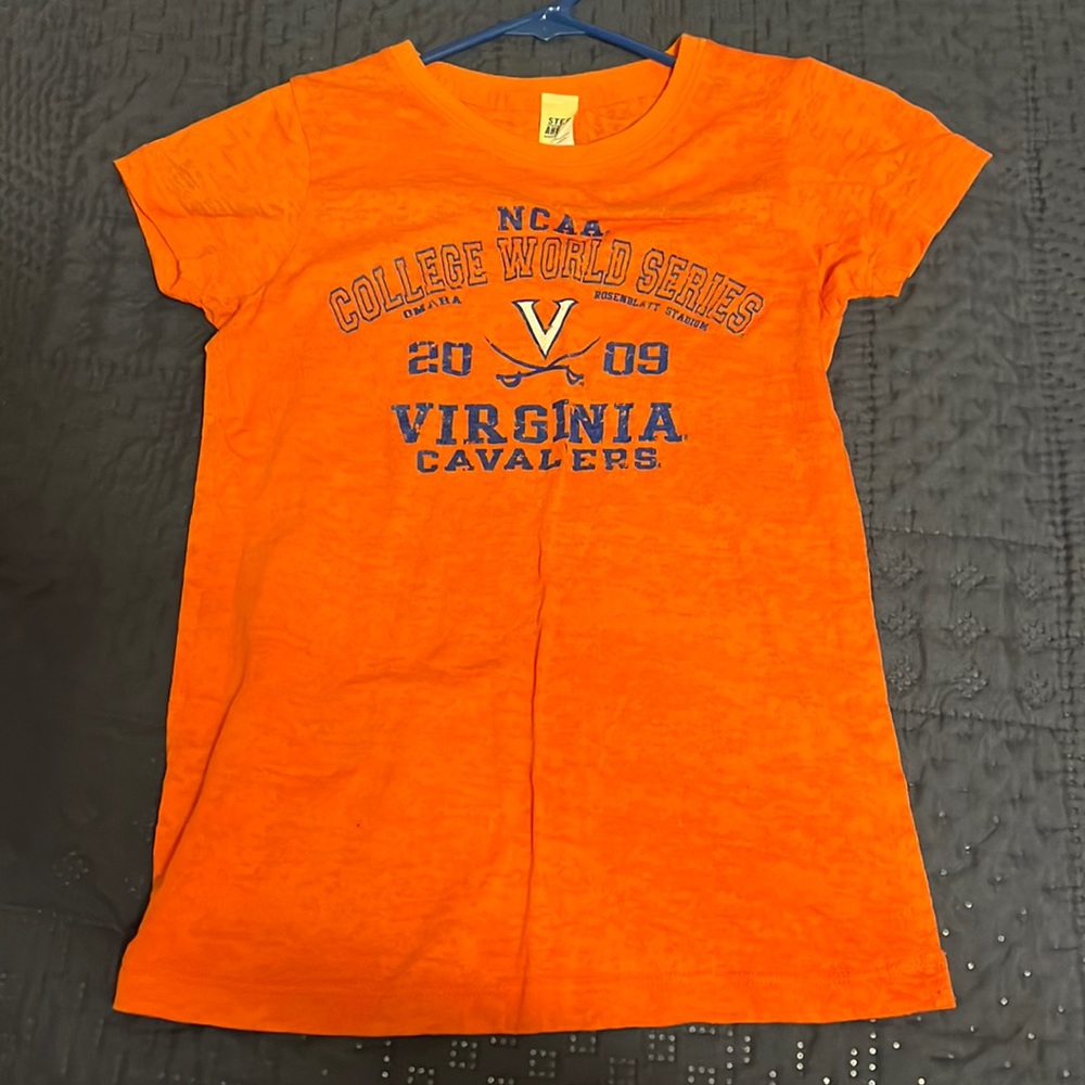 UVA University of Virginia 2009 College World Series Women’s Step Ahead SM Tee